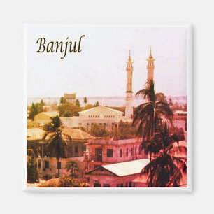 zGM004 BANJUL, Gambia, Afrika, Fridge Magneet