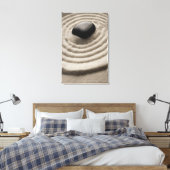 zgn. tuinen met pruimen op gerookt zand canvas afdruk (Insitu (Slaapkamer))