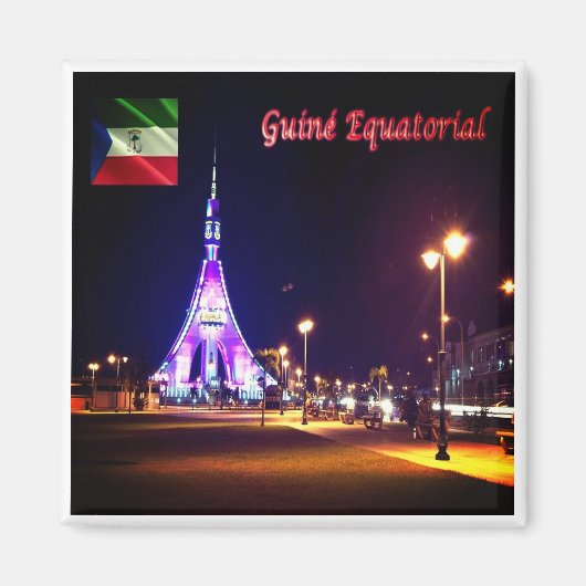 zGQ003 BATA, Afrika, Freedom Tower, Fridge Magneet (Voorkant)