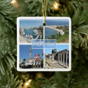 zGR020 mozaïek van KOS, Griekenland, Europa, Keramisch Ornament