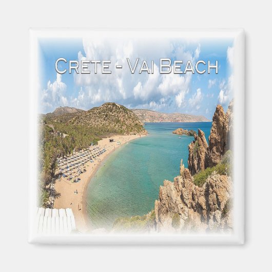 zGR022 CRETE - Griekenland - Fridge Magneet (Voorkant)