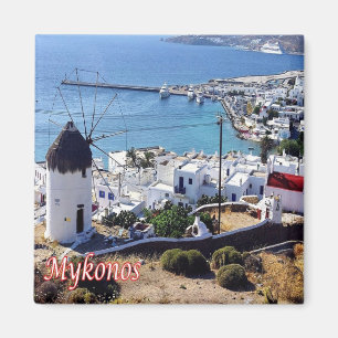 zGR049 MYKONOS - Panorama - Griekenland - Fridge Magneet