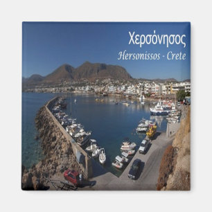 zGR059 HERSONISSOS Griekenland, Koelkast Magneet