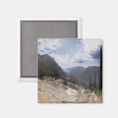 zGR061 DELPHI Griekenland, Koelkast Magneet (Voorkant / Achterkant)