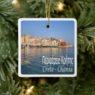 zGR062 CRETE CHANIA, Griekenland, Keramisch Ornament