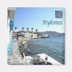 zGR108 MYKONOS - Little Venice - Greece - Fridge Magneet