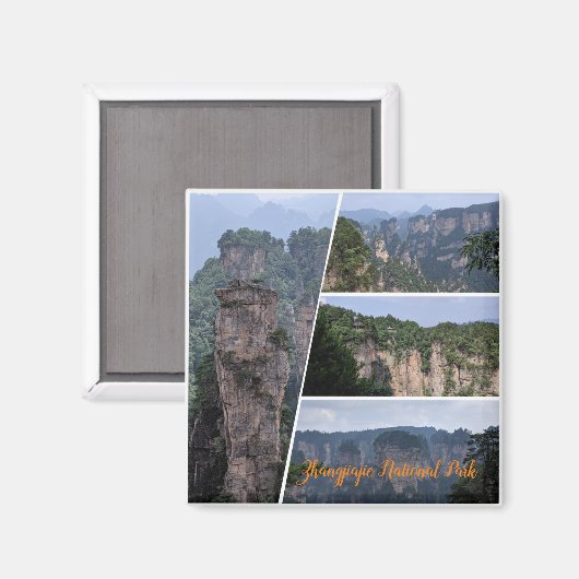 Zhangjiajie Magnet Collage (Recto/Verso)