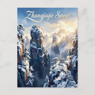 Zhangjiajie Nationaal Bospark China Briefkaart