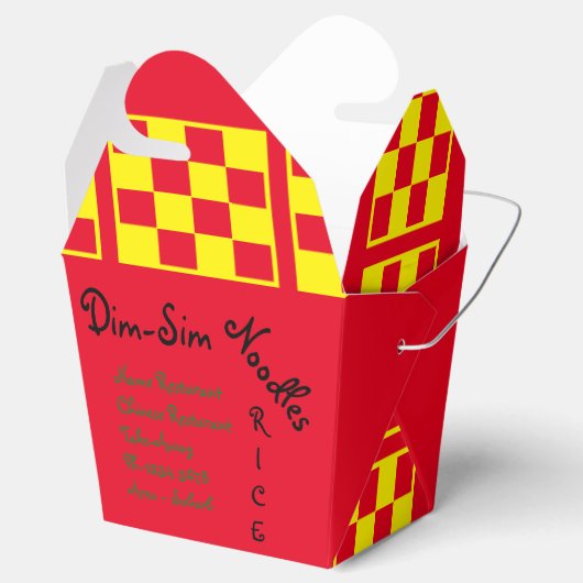 Zhege Haochi Chinese gunst box Bedankdoosjes (Geopend)