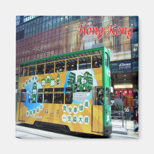 zHK019 TRAMWAY HONGKONGAIS Hong Kong, Fridge Magneet