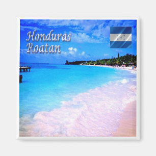 ZHN008 ROATAN Bay Islands, Honduras, Fridge Magne Magneet