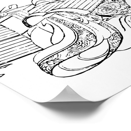 Zhong Kui, de Ghost Master Poster (Hoek)