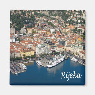 zHR005 RIJEKA Kroatië, Koelkast Magneet