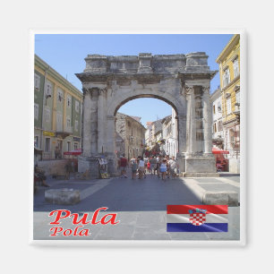 zHR008 PULA, Kroatië, Fridge Magnet Magneet