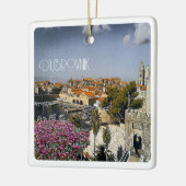 zHR019 DUBROVNIK, Kroatië, Keramisch Ornament (Links)
