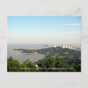 Zhuhai,Pearl River Delta,Guangdong Province,China Briefkaart