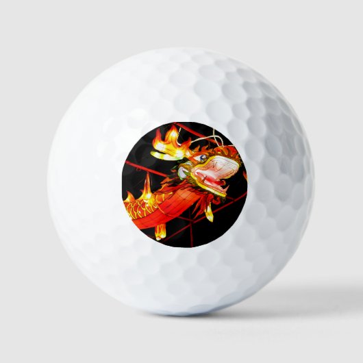 Zhulong Fire Dragon Golfballen (Voorkant)