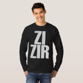 Zi Zir Big Obvious Nonbinary Pronouns T-shirt (Voorkant volledig)