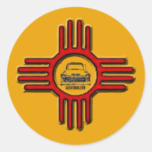 Zia Bob Ronde Sticker