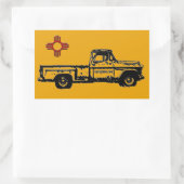 Zia Rising Oblong Sticker (Tas)