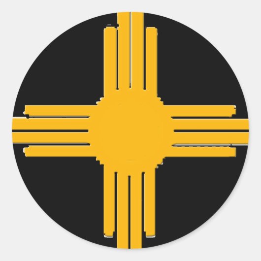 Zia Ronde Sticker (Voorkant)