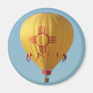 Zia Sun Symbol Hot Air Ballon Magnet Magneet