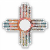 Zia Sun Symbol Sticker (Voorkant)