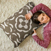 Zia Symbool en Veer Ontwerp Zuidwest Kussensloop