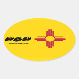 Zia Symbool Running Sticker