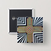 Zia van Laci Vierkante Button 5,1 Cm (Voorkant /achterkant)