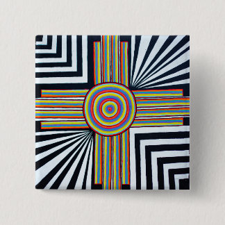 Zia van Laci Vierkante Button 5,1 Cm