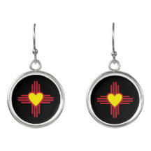 Zia zon symbool met hart van New Mexico Gift