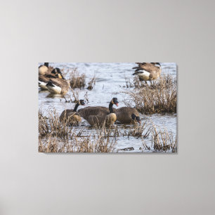 Zich binnen het bewegen canvas afdruk