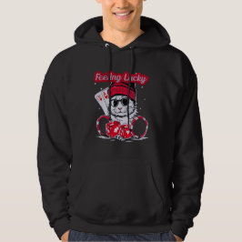 Zich gelukkig voelen - Cool Cat Casino Vibes Hoodie