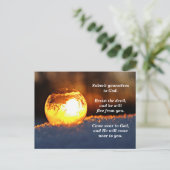 Zich onderwerpen aan God, weerstaan de duivel Jame Briefkaart (Staand voorkant)