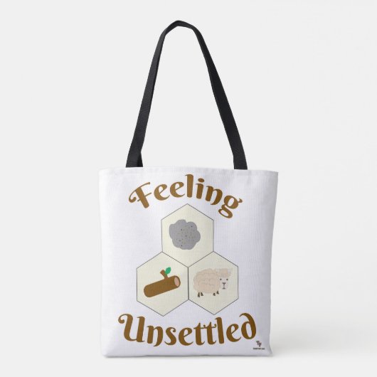 Zich onrustig voelen City Builder Game Time Draagtas (Achterkant)