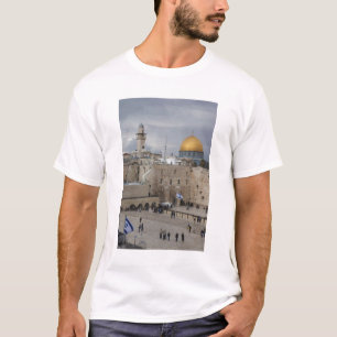 Zicht op het Westelijke Muurplein, late namiddag T-shirt