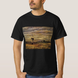 Zicht op zee bij Scheveningen door Vincent van Gog T-shirt