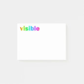 zichtbaar post-it® notes (Voorkant)