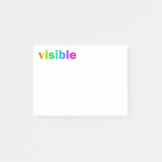 zichtbaar post-it® notes (Voorkant)