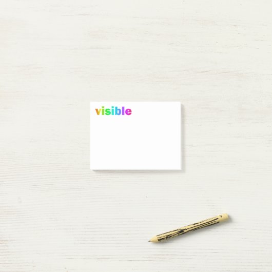 zichtbaar post-it® notes (Op bureau)