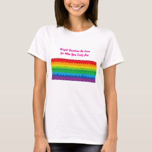 “Zichtbaarheid” – Een Abstract Pride-patroon #1 T-shirt