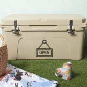 Zichtbare open/gesloten indicatielampje Sticker (Koeler)