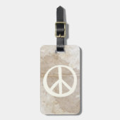 Zichtbare Vrede Symbool Hippie Liefde 1960s Teken Bagagelabel (Voorkant verticaal)