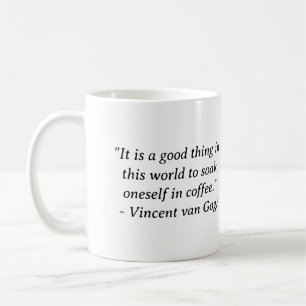 Zichzelf onderdompelen in de koffie Van Gogh Koffiemok