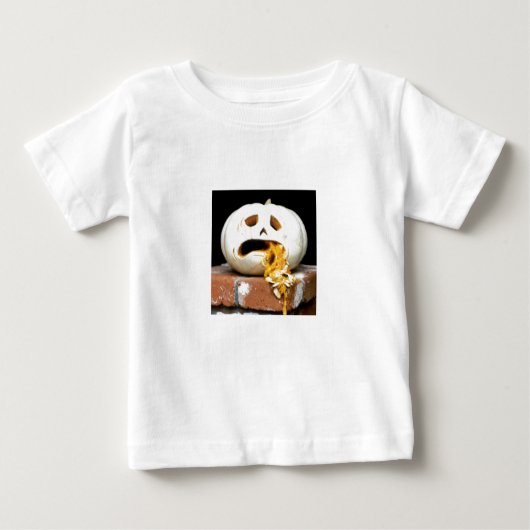 Zick Pumpkin Baby Shirt - "Barfy" (Voorkant)