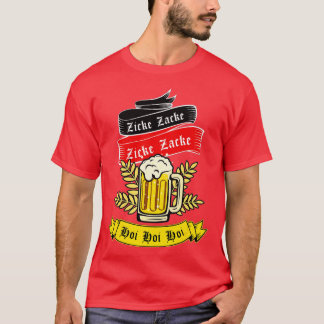 Zicke Zacke Hoi - Funny Germany Flag Oktoberfest G T-shirt