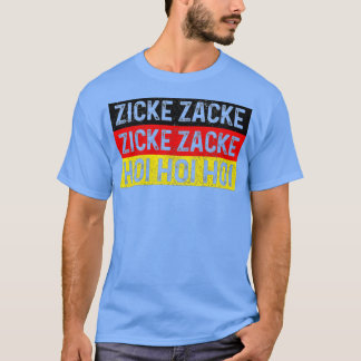 Zicke Zacke Hoi Oktoberfest German Flag Party Funn T-shirt