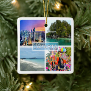 zID004 JAKARTA, Macan Island, Sepa Island Keramisch Ornament