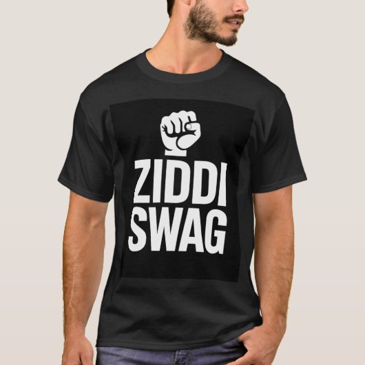 Ziddi Swag | Unstoppable Attitude Tee tshirt desig (Devant)